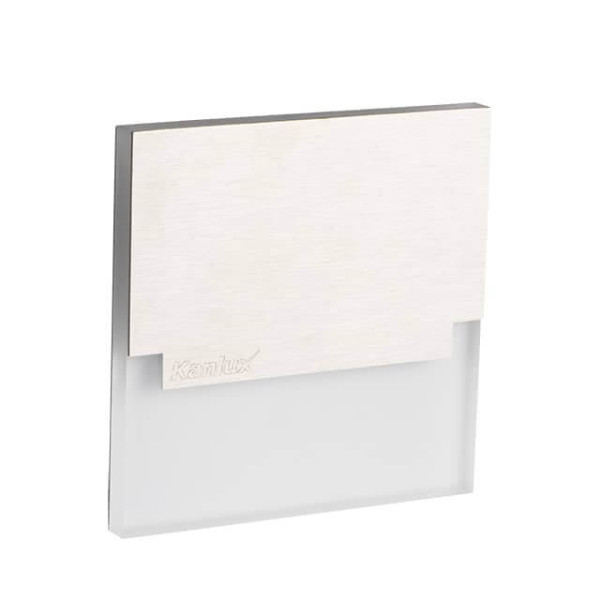 Kanlux Sabik WW LED Wandeinbauleuchte silber