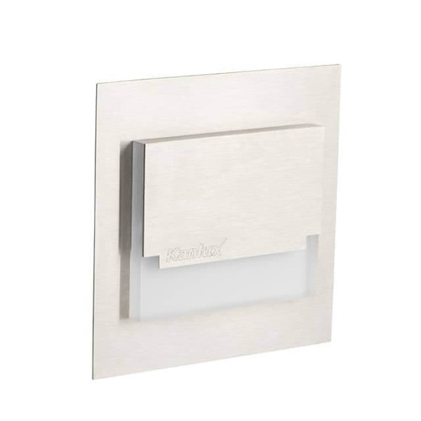 Kanlux Sabik Mini CW LED Wandeinbauleuchte silber