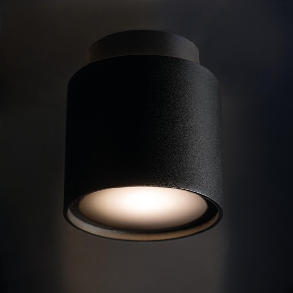 Kanlux Deckenleuchte SONOR GU10 LED GU10 Schwarz 24362