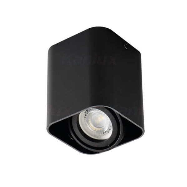 Kanlux TOLEO 26113 Anbauleuchte GU10 schwarz matt