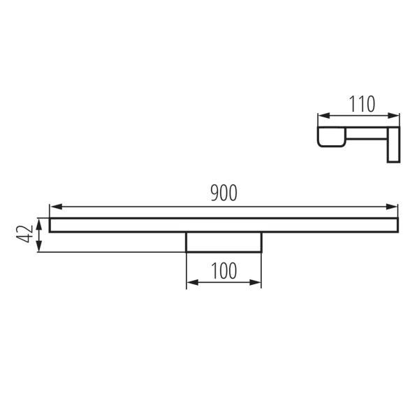 Kanlux LED-Wandleuchte ASTEN LED IP44 Weiß IP44 26688