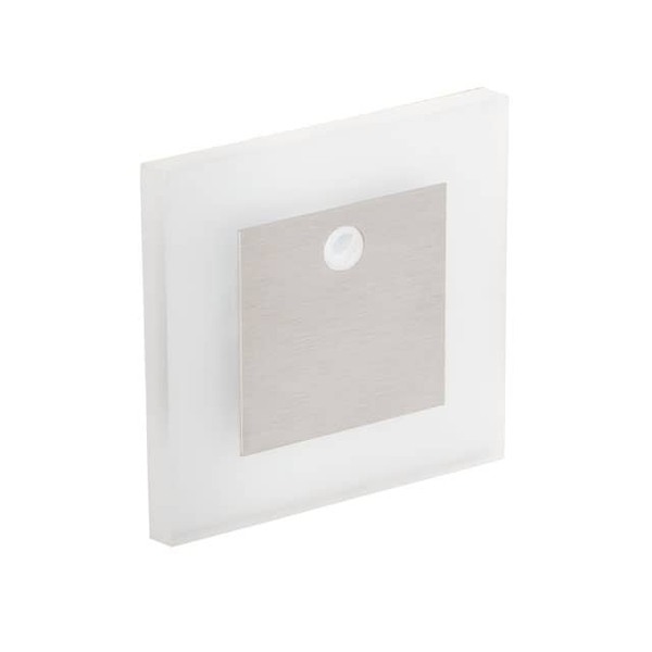 Kanlux APUS 27371 LED Einbauleuchte 0,8W tageslichtweiss gebürsteter Stahl