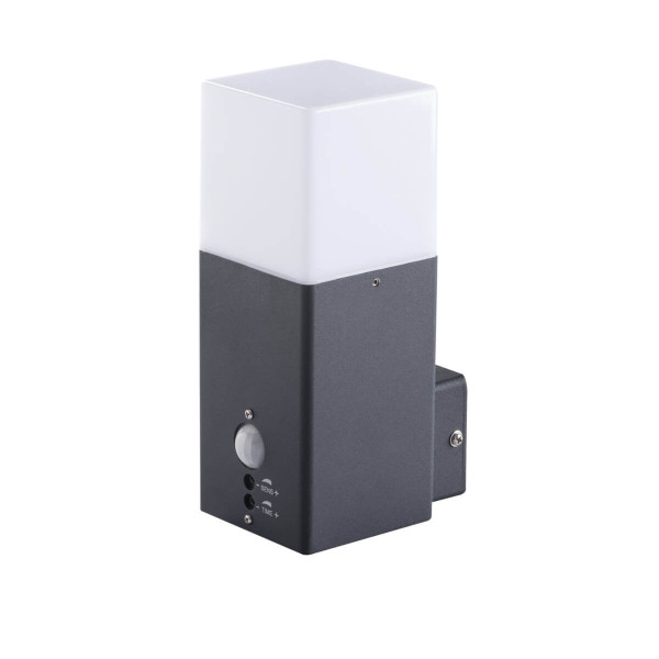 Kanlux VADRA 29011 Gartenleuchte Sensor max. 11W E27 anthrazit