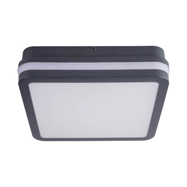 Kanlux LED- Deckenleuchte BENO Graphit IP54 33349