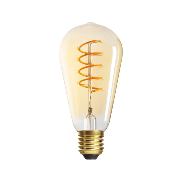 Kanlux Lampe XLED ST64 SW E27 Bernstein 4W 33517