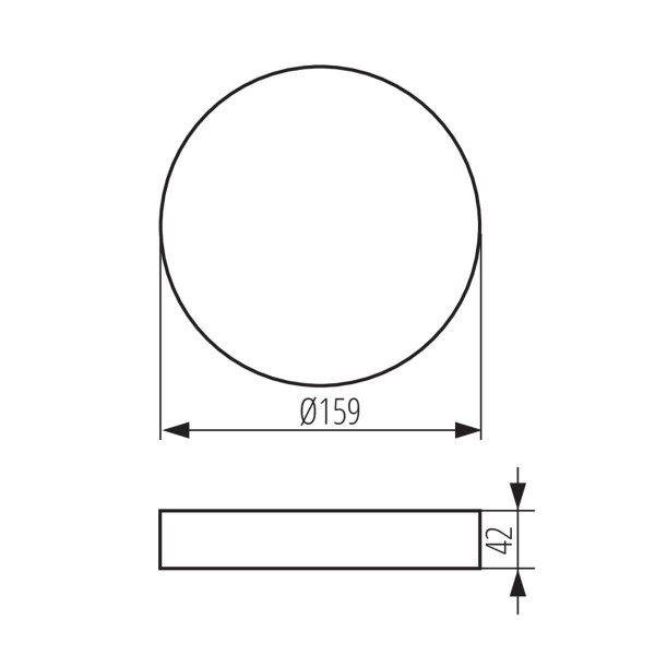 Kanlux Zubehör für LED-Einbau-Downlight, Einbauleuchtes AREL FRAME Weiß 33651