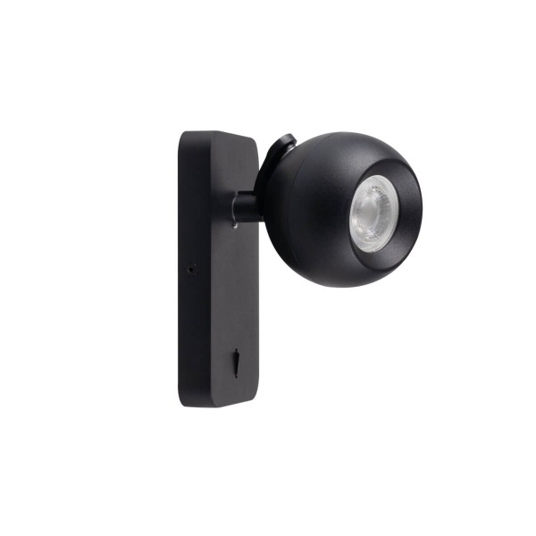 Kanlux Wandleuchte GALOBA W GU10 Schwarz 33673