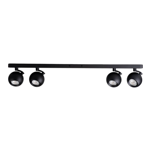 Kanlux Wand-Deckenleuchte GALOBA GU10 Schwarz 4x 33681
