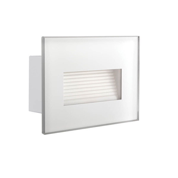Kanlux Außenleuchte/Wandeinbau GLASI LED Weiß IP44 33693