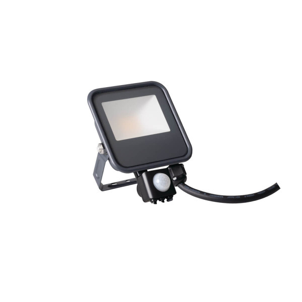 Kanlux LED Außenstrahler IQ-LED FL Schwarz IP44 Bewegungssensor 33885