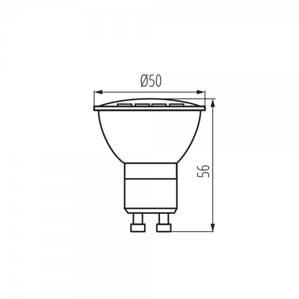 Kanlux 34966 TOMIlv2 LED 4.9W GU10-TW Spot