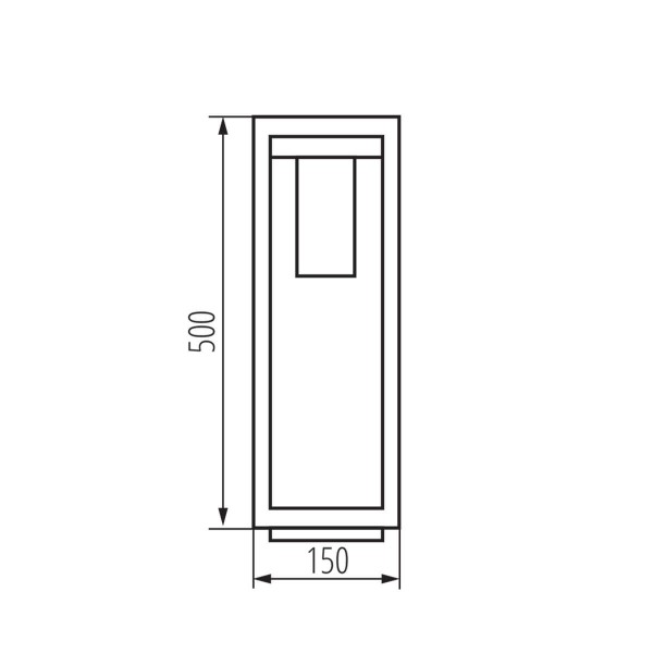 Kanlux Außenlampe VIMO E27 Braun IP44 34985