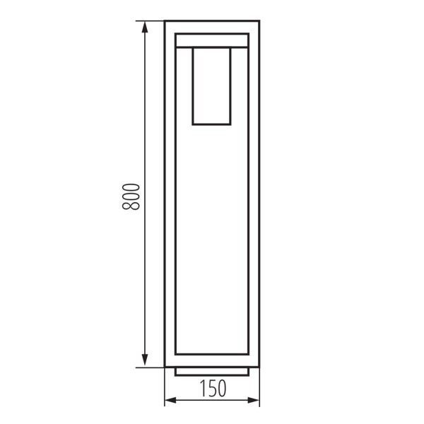 Kanlux Außenlampe VIMO E27 Braun IP44 34989