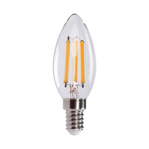 Kanlux Lampe XLEDDIM C35 E14 Transparent Dimmbar 35278