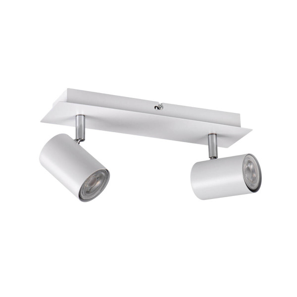 Kanlux Wand-Deckenleuchte EVALO GU10 Weiß 2x 35692