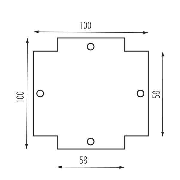 Kanlux Zubehör für Schienensystem TEAR N RC Weiß 35798