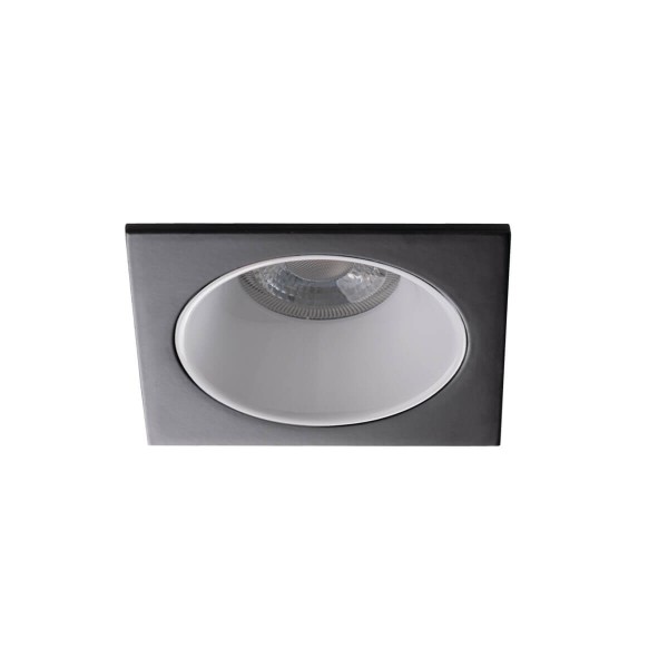 Kanlux Einbau-Downlight, Einbauleuchte GLOZO DSL Gx5,3/GU10 Weiß/Schwarz 36214