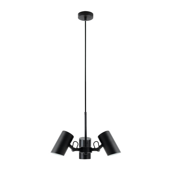 Kanlux Pendelleuchte, Hängelampe AGZAR C E14 Schwarz 3x 36252