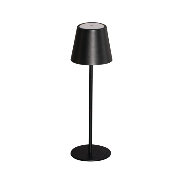 Kanlux 36321 INITA LED Akku Tischleuchte dimmbar Schwarz IP54