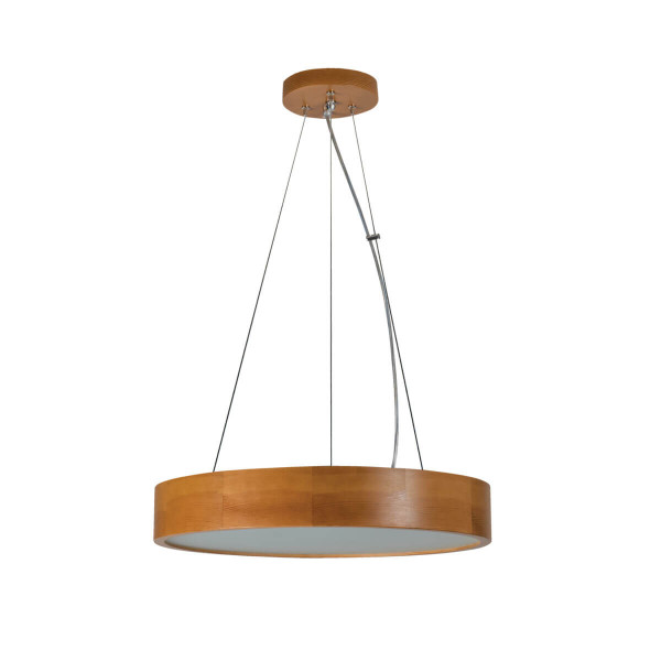 Kanlux Pendelleuchte, Hängelampe JASMIN C E27 Gold Eiche 3x 36501