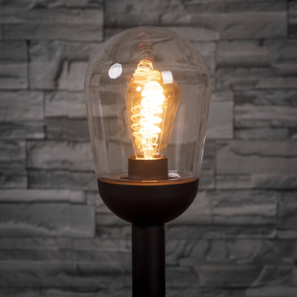 Kanlux Außenleuchte, Outdoorlampe LIEGO E27 Schwarz IP44 36530