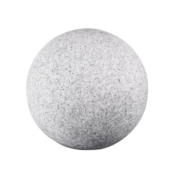 Gartenkugel Kugelleuchte Ø390 mm Ball 230V E27 IP65 Garten Lampe Naturstein Optik Kanlux Stono