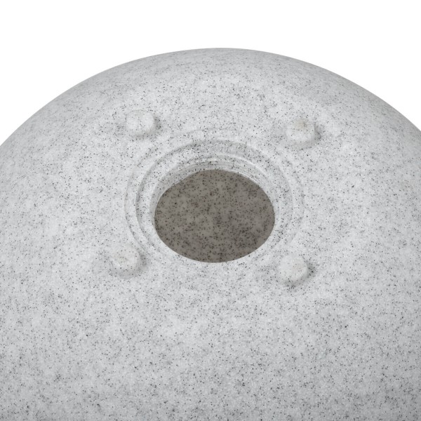 Gartenkugel Kugelleuchte Ø390 mm Ball 230V E27 IP65 Garten Lampe Naturstein Optik Kanlux Stono