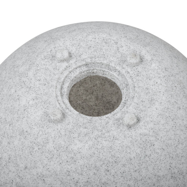 Gartenkugel Kugelleuchte Ø315 mm Ball 230V E27 IP65 Garten Lampe Naturstein Optik Kanlux Stono