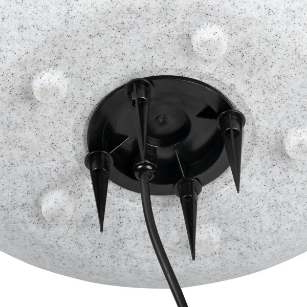 Gartenkugel Kugelleuchte Ø390 mm Ball 230V E27 IP65 Garten Lampe Naturstein Optik Kanlux Stono