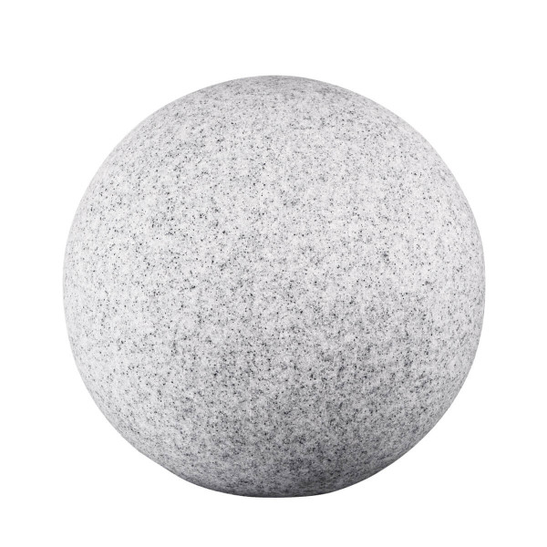 Gartenkugel Kugelleuchte Ø490 mm Ball 230V E27 IP65 Garten Lampe Naturstein Optik Kanlux Stono