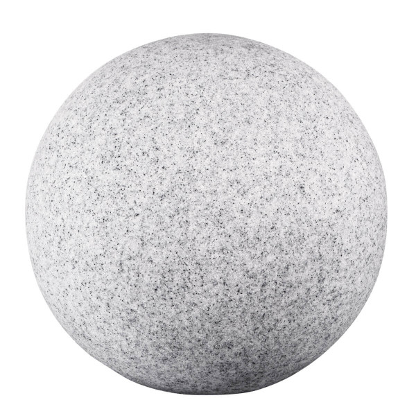 Gartenkugel Kugelleuchte Ø585 mm Ball 230V E27 IP65 Garten Lampe Naturstein Optik Kanlux Stono