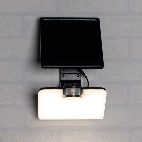 Kanlux LED-Solar-Außenleuchte FL SOLNAR SLR IP54 Bewegungssensor 36605