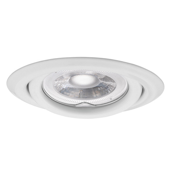 Kanlux 37163 ARGUS II CT Deckeneinbauleuchte Einbaurahmen Ø9.7cm weiss