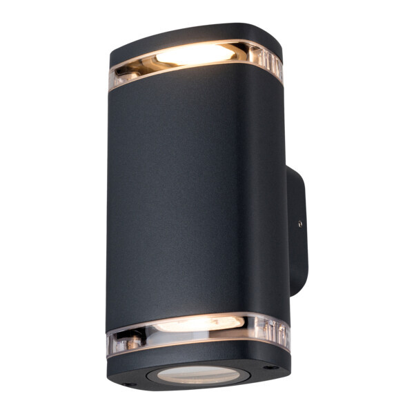 Kanlux ZEVI W EL 2GU10B Wandleuchte schwarz 38886