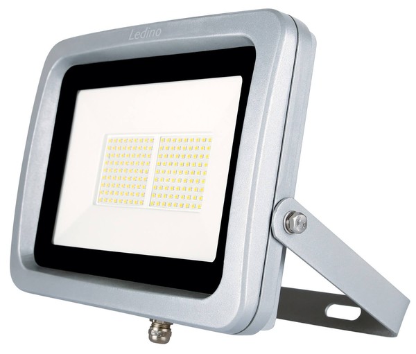 Ledino LED-Strahler Buckow 100 Fluter 100W, 11000lm, 4000K, silber neutralweiss