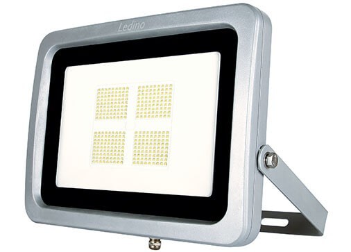 Ledino LED-Strahler Buckow 200 Fluter 200W, 22000lm, 4000K, silber neutralweiss