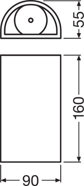 Ledvance Outdoor Facade Updown 12W 3000K IP54 LED Außenleuchte