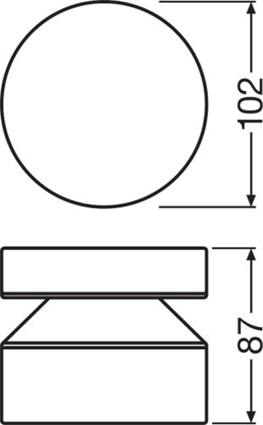 Ledvance Outdoor Surface Pole 6W 3000K IP44 Sst LED Außenleuchte