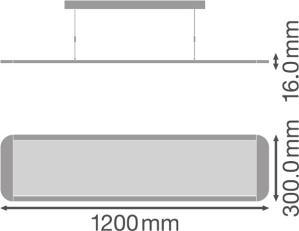 Ledvance Panel Direct/Indirect 1200 Ugr<19 36W 4000K Deckenleuchte