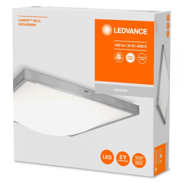 Ledvance LED Decken-/Wandleuchte Lunive universell 400X400 24W 4000K