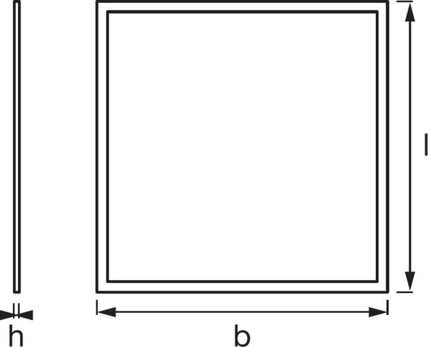 LEDVANCE ECO CLASS LED Panel 600mm 40W 6500K