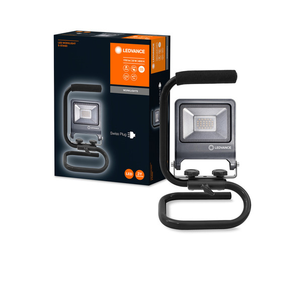 LEDVANCE LED Aussen-Strahler WORKLIGHTS S-STAND 20 W 4000 K Neutralweiss 4058075403277