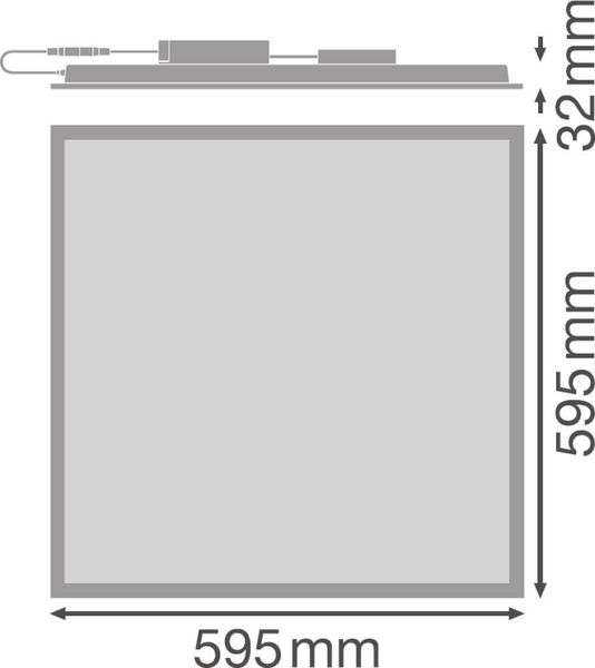 LEDVANCE LED Panel Performance 600mm Zigbee 36W 4000K