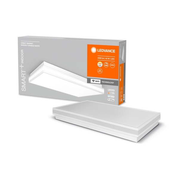 LEDVANCE SMART+ Orbis Magnet LED Deckenleuchte, Wandleuchte 60x30cm 42W Tunable White
