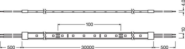 LEDVANCE LED STRIP Flexstreifen VALUE-1400 30 meter reel -1400/840/30/IP65 dimmbar 4058075597501