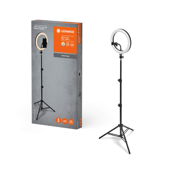 LEDVANCE LED LED Leuchte LINEAR MOBILE RING Tripod Dimmbar Warm weiß,Neutralweiss 4058075668515
