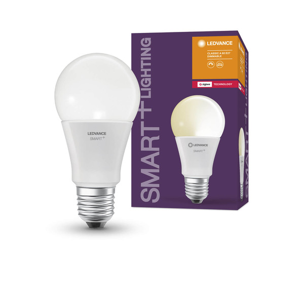 LEDVANCE LED Lampe SMART+ Classic 9W 220V FR E27 Dimmbar Warmweiss 4058075728981