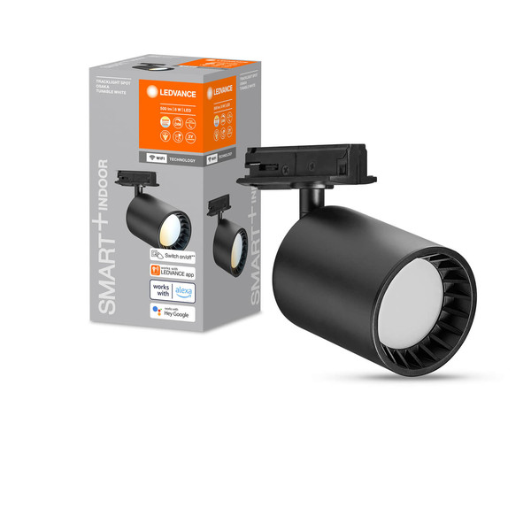 LEDVANCE LED Spot SMART+ TRACKLIGHT OSAKA Black TW Dimmbar Tunable White, Kalt-zu-Warm-Farbwechsel 4058075759800