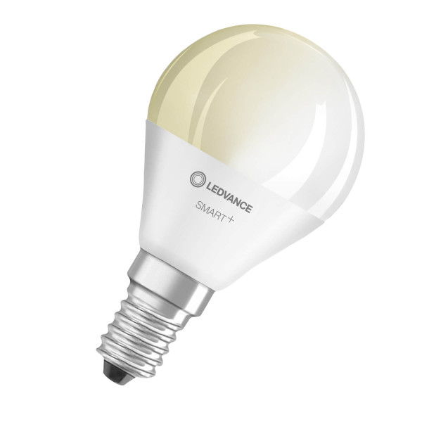 LEDVANCE LED Lampe SMART+ WiFi Mini Bulb 230V FR E14 Dimmbar Warmweiss 4058075778610