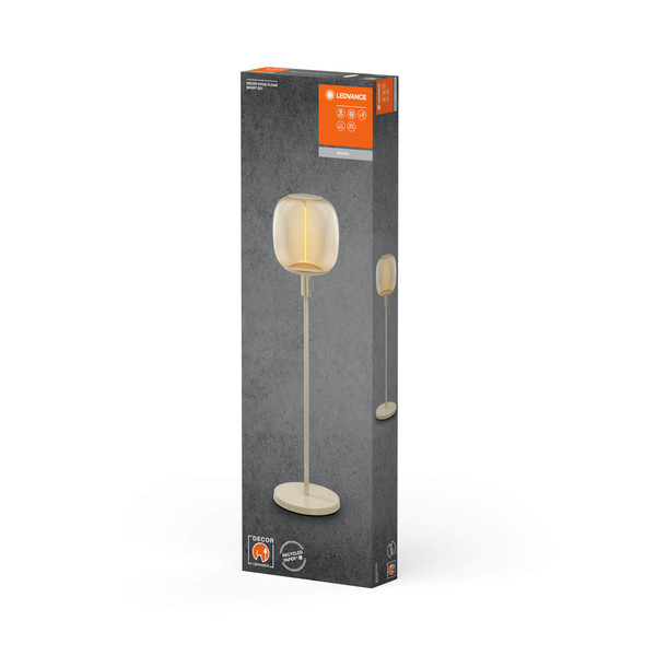 LEDVANCE Stehlampe Decor Stick Floor Beige Short E27 4058075833074